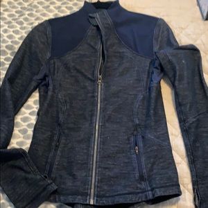 Lululemon Navy Zip up athletic jacket size 4